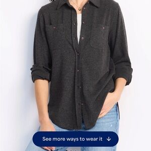 Charcoal Button-Up Shirt